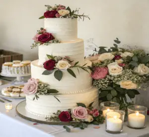 5 Simple Steps to Attach Flowers to the Side of a Cake