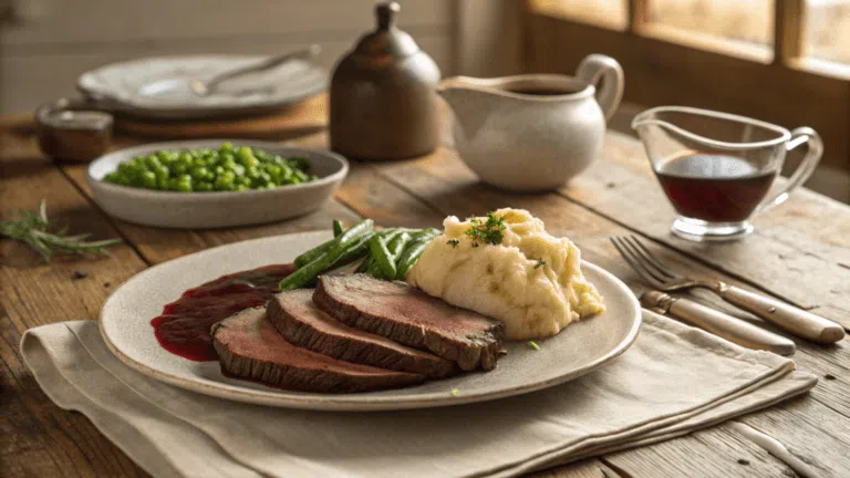 3 lb roast seasoned and vacuum-sealed in a sous vide bag near a water bath.