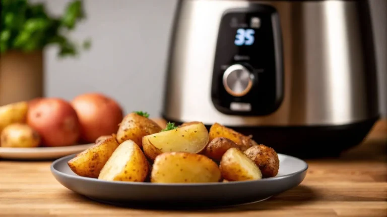 Golden biscuit dumplings in creamy chicken broth with parsley garnish.